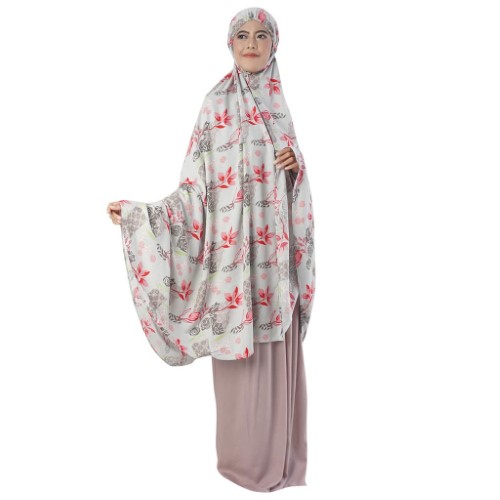 Mukena Tazbiya Artsy Rose Grey